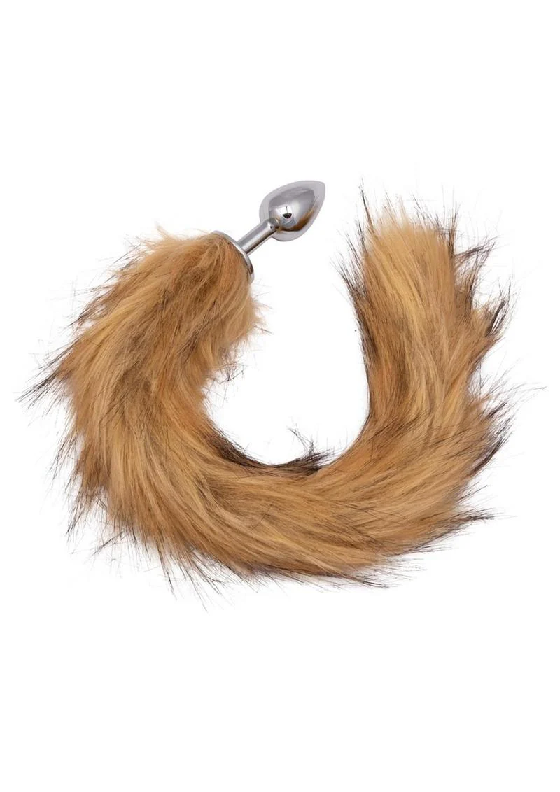 Running Wild Faux Fur Tail and Metallic Anal Plug - Image 5