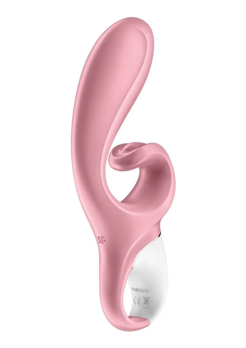 Satisfyer Hug Me Rechargeable Silicone Vibrator with Clitoral Stimulation - Image 3