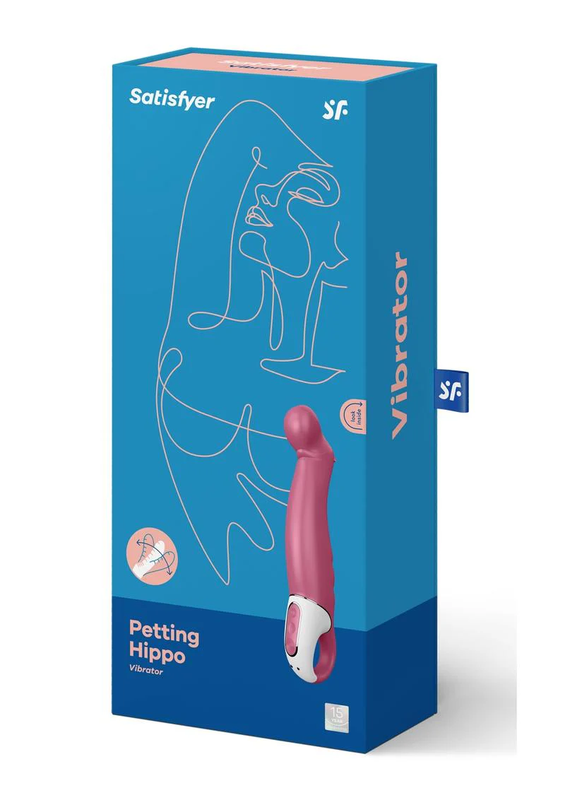 Satisfyer Petting Hippo G-Spot Vibrator Waterproof - Image 2