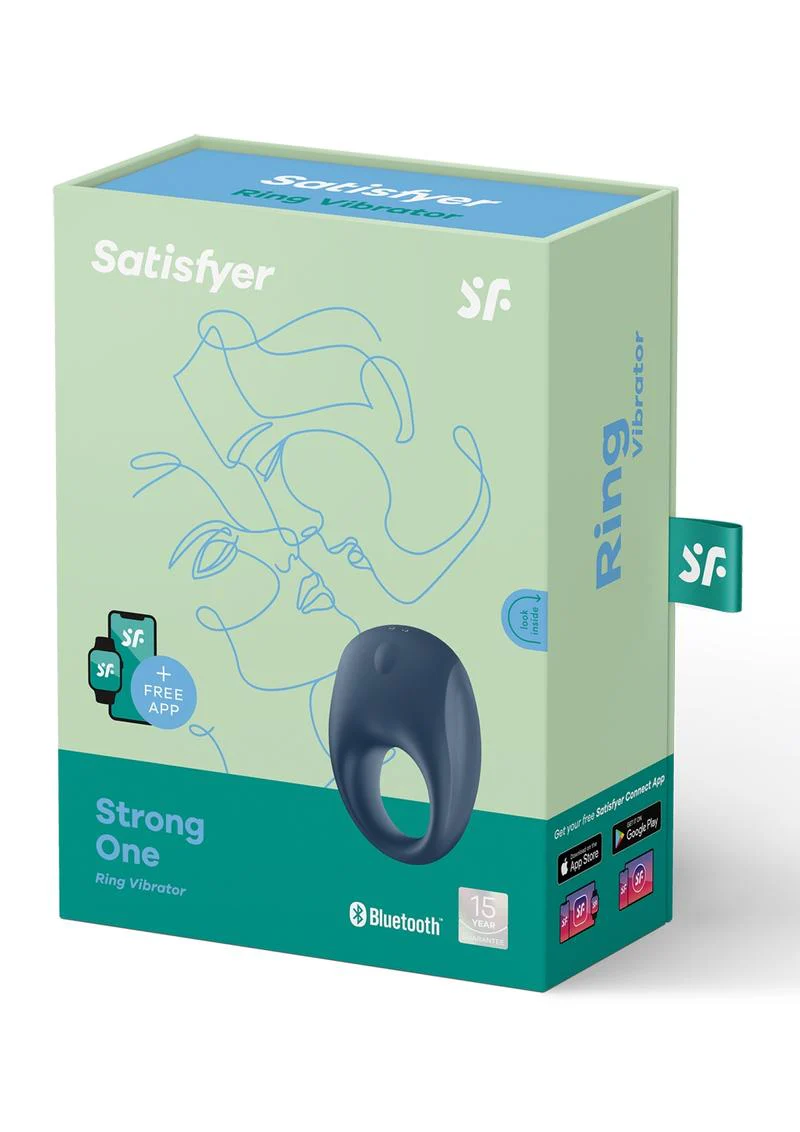 Satisfyer Strong One Rechargeable Silicone Couple's Ring - Image 2