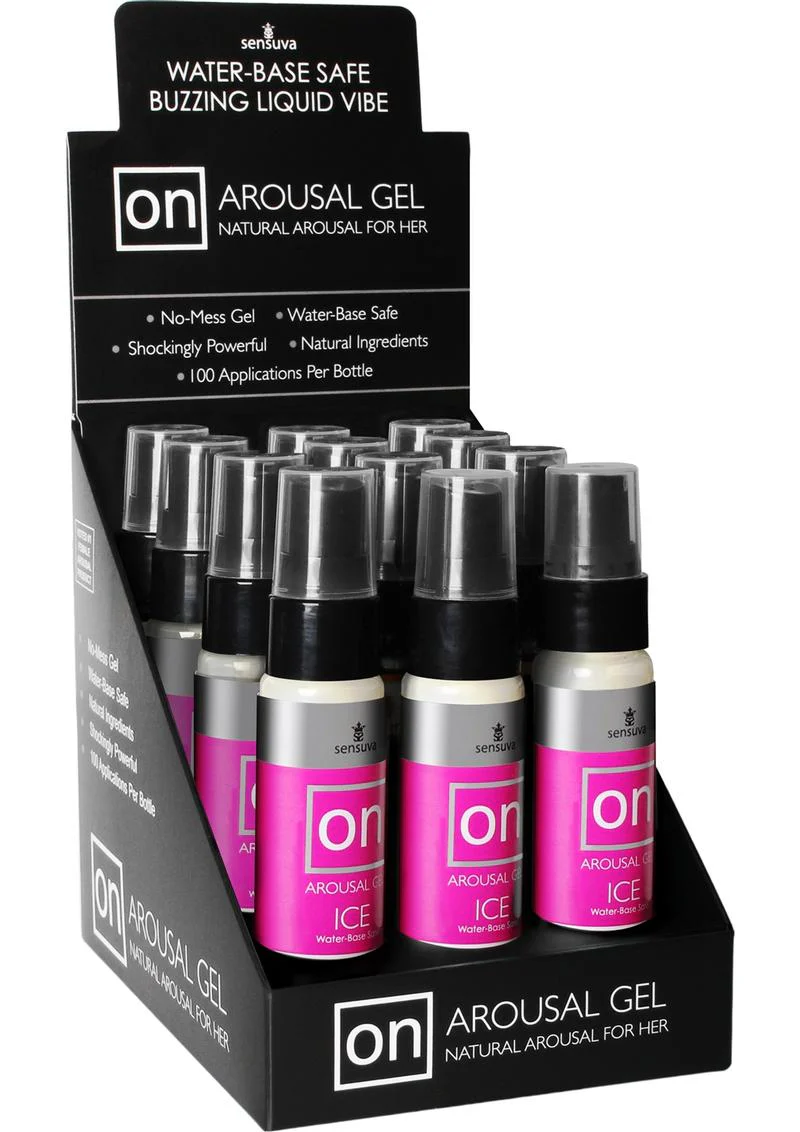 Sensuva On Arousal Gel Ice Water Base Buzzing and Cooling Female Gel - Image 2