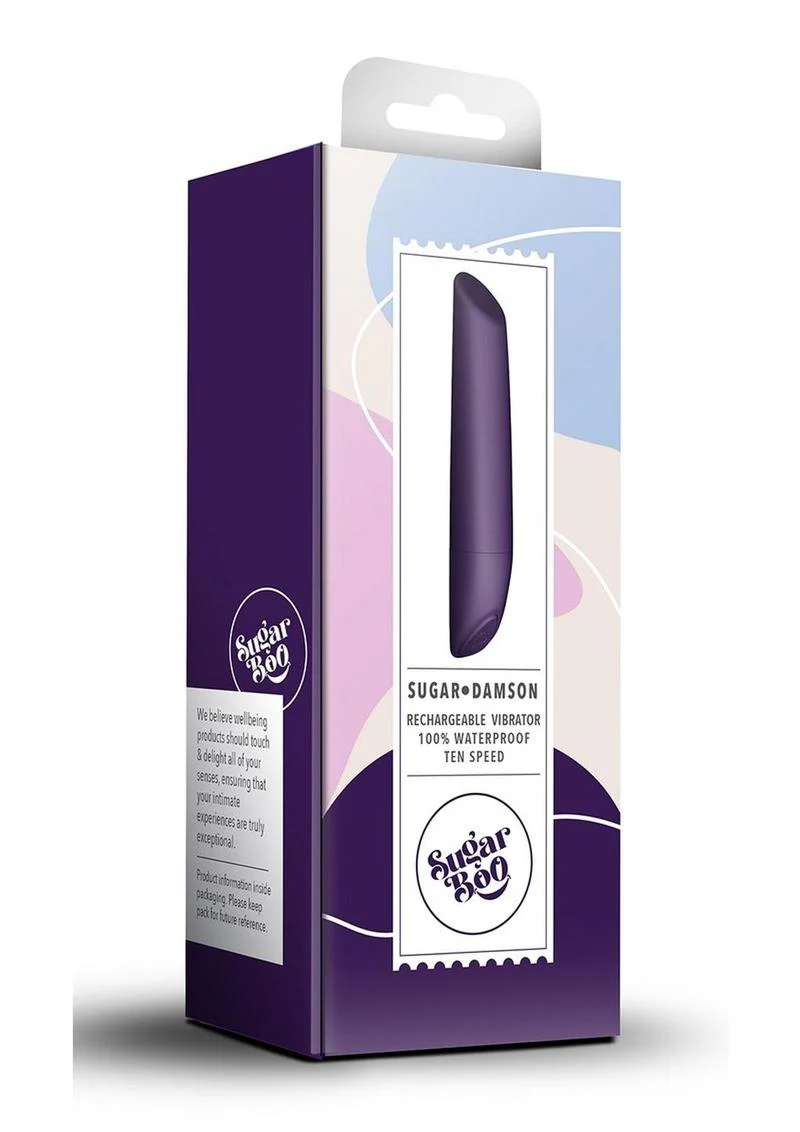 Sugarboo Sugar Damson Rechargeable Silicone Vibrator Bullet - Image 2
