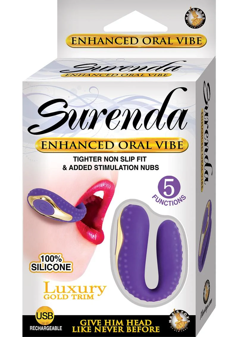 Surenda Enhanced Oral Vibe Rechargeable Silicone Vibrator - Image 4