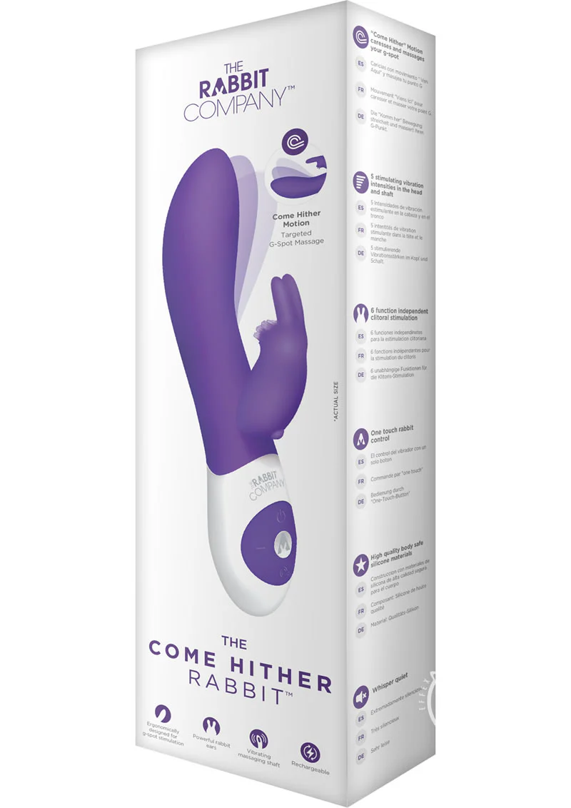 The Come Hither Rabbit Rechargeable Silicone G-Spot Vibrator - Image 2