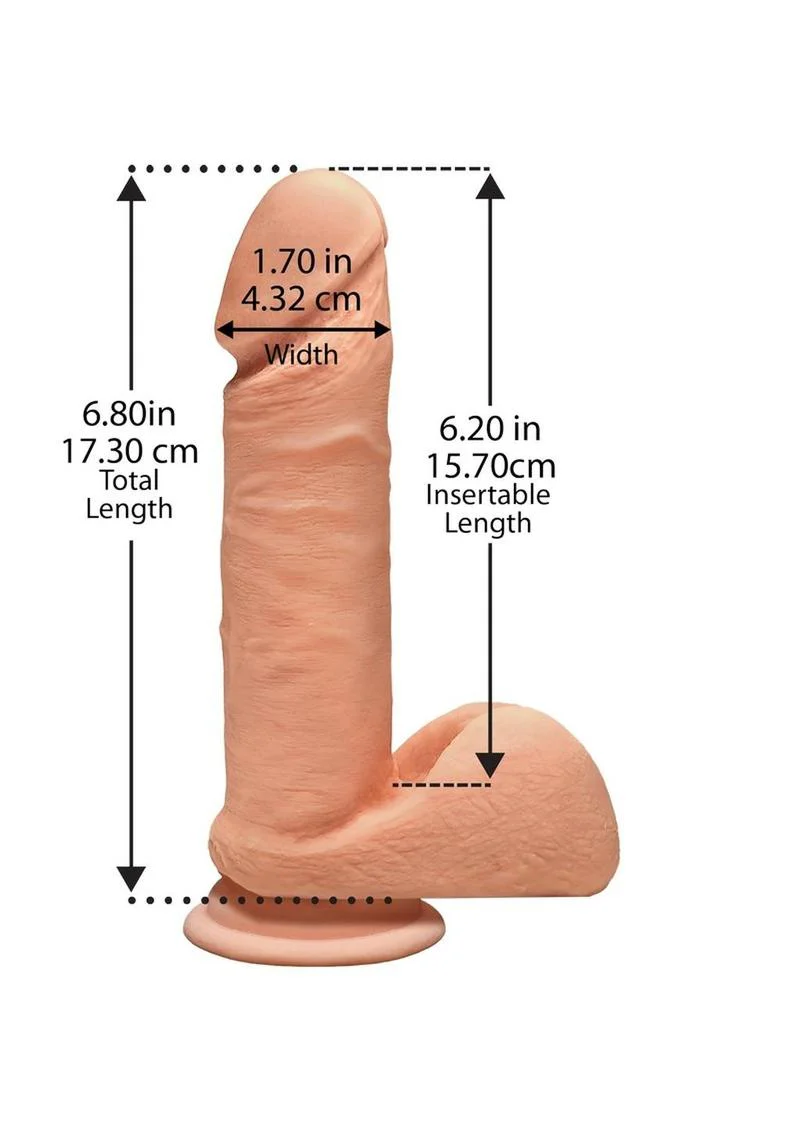 The D Perfect D Ultraskyn Dildo with Balls - Image 9