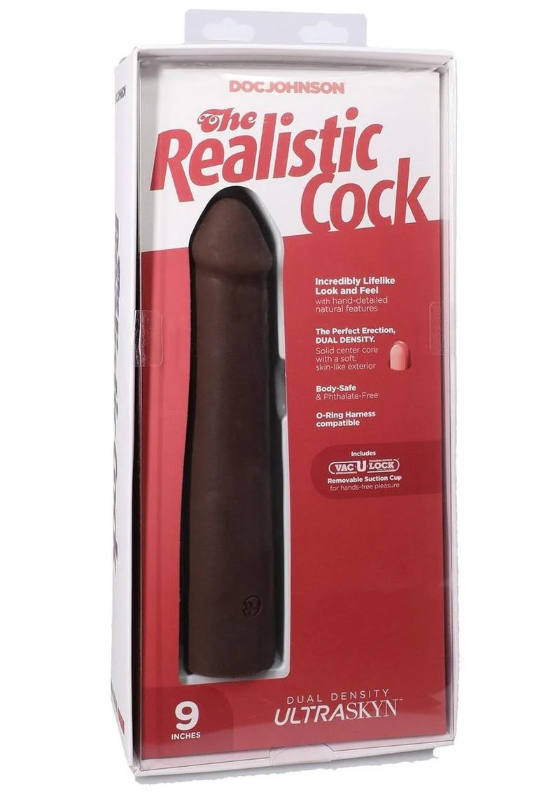 The Realistic Cock Ultraskyn Removable Vac-U-Lock Suction Cup - Image 6