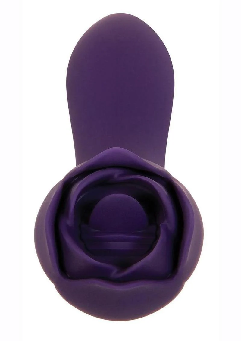 Thorny Rose Rechargeable Silicone Dual-End Vibrator - Image 3