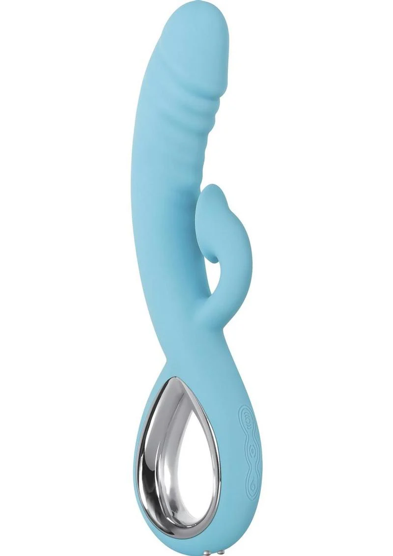 Triple Infinity Rechargeable Silicone Heated Dual Vibrator with Clitoral Suction Stimulator - Image 4