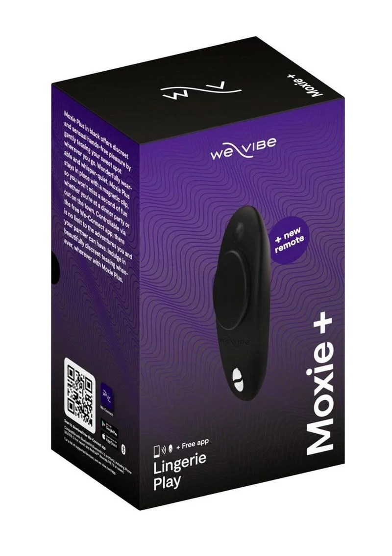We-Vibe Moxie+ Wearable Rechargeable Silicone Panty Vibe Clitoral Stimulator with Remote - Image 5